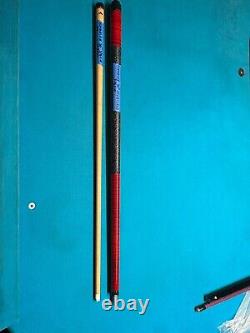 Schmelke Custom 60 Inch CTOB17RED Pool Cue, 3/8x10