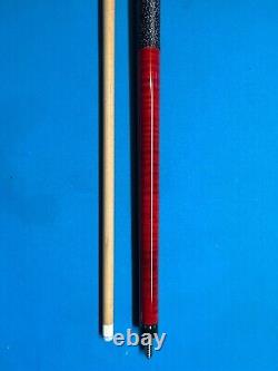 Schmelke Custom 60 Inch CTOB17RED Pool Cue, 3/8x10