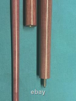 Schmelke Custom Purple Heart Break Jump Pool Cue, 21.9 oz. 5/16X18