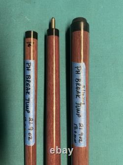 Schmelke Custom Purple Heart Break Jump Pool Cue, 21.9 oz. 5/16X18
