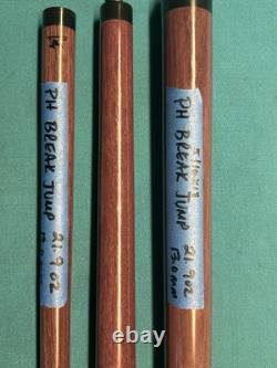 Schmelke Custom Purple Heart Break Jump Pool Cue, 21.9 oz. 5/16X18