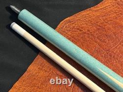Schmelke Maple Into Mint Green Maple Pool Cue With Maple Shaft