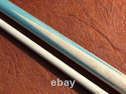 Schmelke Maple Into Mint Green Maple Pool Cue With Maple Shaft