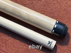 Schmelke Maple Into Mint Green Maple Pool Cue With Maple Shaft