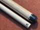 Schmelke Maple Into Teal Curly Maple Pool Cue With Maple Shaft