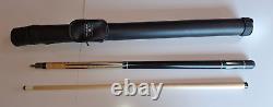Schon Custom Pool Cue Cx83-birdseye Maple, Ebony, Micarta, And Turquoise