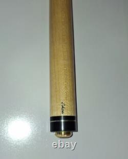Schon Custom Pool Cue Cx83-birdseye Maple, Ebony, Micarta, And Turquoise