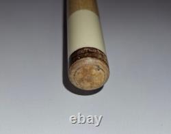 Schon Custom Pool Cue Cx83-birdseye Maple, Ebony, Micarta, And Turquoise