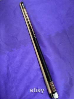 Schon Custom Pool Cue Shawn Billiards 14-Shaft Leather Grip Used