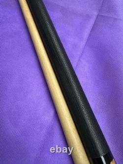 Schon Custom Pool Cue Shawn Billiards 14-Shaft Leather Grip Used