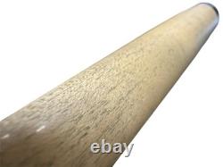 Shön Cues STL 15 Custom Pool Cue with Matte Black Leather Wrap & Birdseye Maple