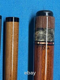 Shon Hardin Custom Pool Cue, 3/8X10 Joint, 30 CF Shaft, 30 KW Shaft