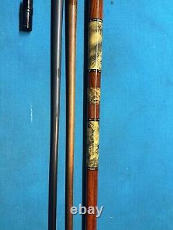 Shon Hardin Custom Pool Cue, 3/8X10 Joint, 30 CF Shaft, 30 KW Shaft