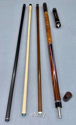 Shon Hardin Custom Pool Cue with 3 Shafts & Matching Extension