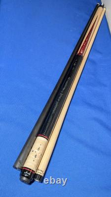 Stunning Gold Web MOP M3/8-10 Jacoby Custom Pool Cue 2 Shafts 18.50oz 12.30mm