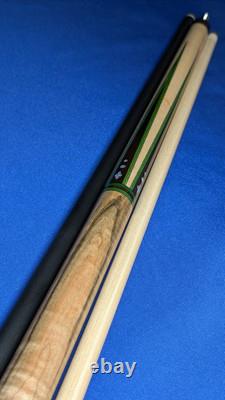 Super? Sharp MOP M3/8-10 Jacoby Custom Pool Cue 2 Shafts 18.50oz 12.30mm