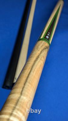 Super? Sharp MOP M3/8-10 Jacoby Custom Pool Cue 2 Shafts 18.50oz 12.30mm