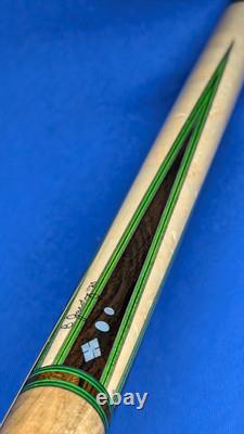 Super? Sharp MOP M3/8-10 Jacoby Custom Pool Cue 2 Shafts 18.50oz 12.30mm