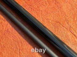 TNT Black Phantom Break Pool Cue With Carbon Fiber Break Shaft. No Wrap Cue