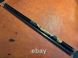 TNT Custom Pool Cue 1 of 1 With Carbon Fiber Shaft. Acrylic Casted Maple Burl