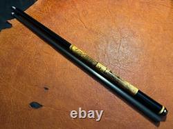 TNT Custom Pool Cue 1 of 1 With Carbon Fiber Shaft. Hickory Burl