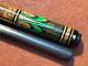 Tnt Custom Pool Cue 1 Of 1 With Jacoby Black Carbon Fiber Shaft. Reverend Green