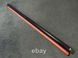 TNT Dark Blue Stained Break Jump Pool Cue With Purpleheart Shaft