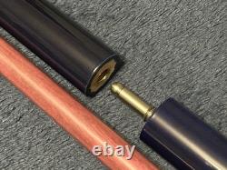 TNT Dark Blue Stained Break Jump Pool Cue With Purpleheart Shaft