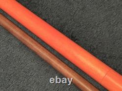 TNT Pink Stained Break Jump Pool Cue With Purpleheart Shaft