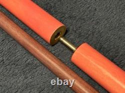 TNT Pink Stained Break Jump Pool Cue With Purpleheart Shaft