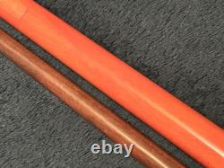 TNT Pink Stained Break Jump Pool Cue With Purpleheart Shaft