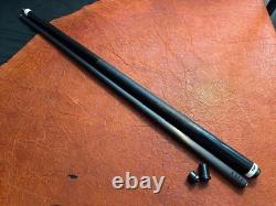 TNT Pool Cue With Carbon Fiber Shaft. Black Leather Wrap