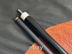 TNT Pool Cue With Carbon Fiber Shaft. Black Leather Wrap