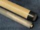 Tnt Pool Cue With Carbon Fiber Shaft. Leather Tan Lizard Embossed Grip