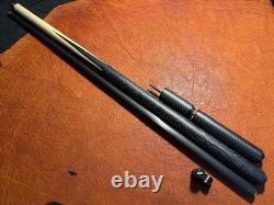 TNT Sneaky Pete Pool Cue with Carbon Fiber Shaft. JPs and 9 Stackable Extension