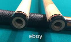 Teton Mountain Lakes and Peaks Custom Pool Cue Six Points Nice Hard Woods