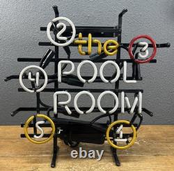 The Pool Room Billiards Neon Light Sign 24x20 Beer Bar Decor Lamp Glass Artworks
