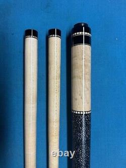 Tom Coker Custom Pool Cue, Maple Shafts, 3/8X10 Joint