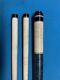 Tom Coker Custom Pool Cue, Maple Shafts, 3/8x10 Joint