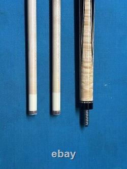 Tom Coker Custom Pool Cue, Maple Shafts, 3/8X10 Joint