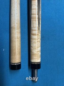 Tom Coker Custom Pool Cue, Maple Shafts, 3/8X10 Joint