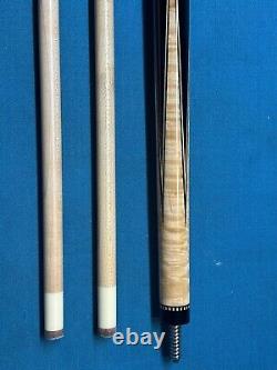 Tom Coker Custom Pool Cue, Maple Shafts, 3/8X10 Joint