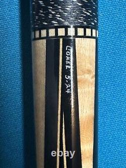 Tom Coker Custom Pool Cue, Maple Shafts, 3/8X10 Joint