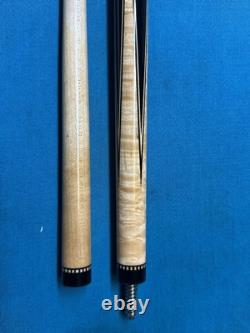 Tom Coker Custom Pool Cue, Maple Shafts, 3/8X10 Joint