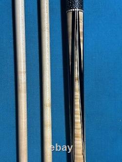 Tom Coker Custom Pool Cue, Maple Shafts, 3/8X10 Joint