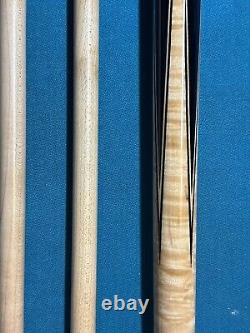 Tom Coker Custom Pool Cue, Maple Shafts, 3/8X10 Joint