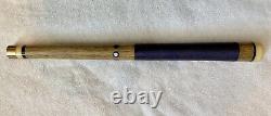 Unknown 4 Pc. Custom Pool Cue Of Rosewood & Bakelite 56.5 Weights Carrying Case