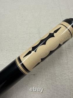 Used Jacoby Custom Cues Mag 2 Black Maple pool Stick Cue
