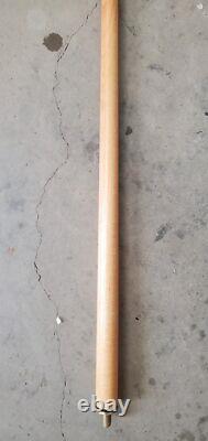 VINTAGE Golden Shark Custom Crafted Pool Cue, Carved Inlay wooden