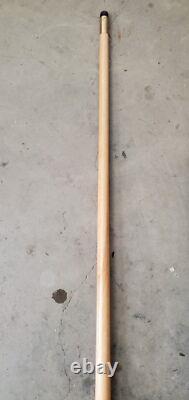 VINTAGE Golden Shark Custom Crafted Pool Cue, Carved Inlay wooden